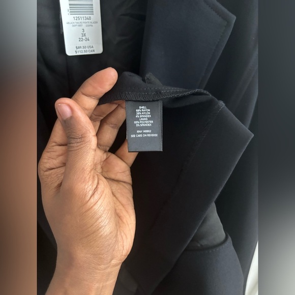 Torrid Blazer women’s 3X Structure Chelsea Studio Luxe Ponte Minimalist Career - Picture 4 of 6